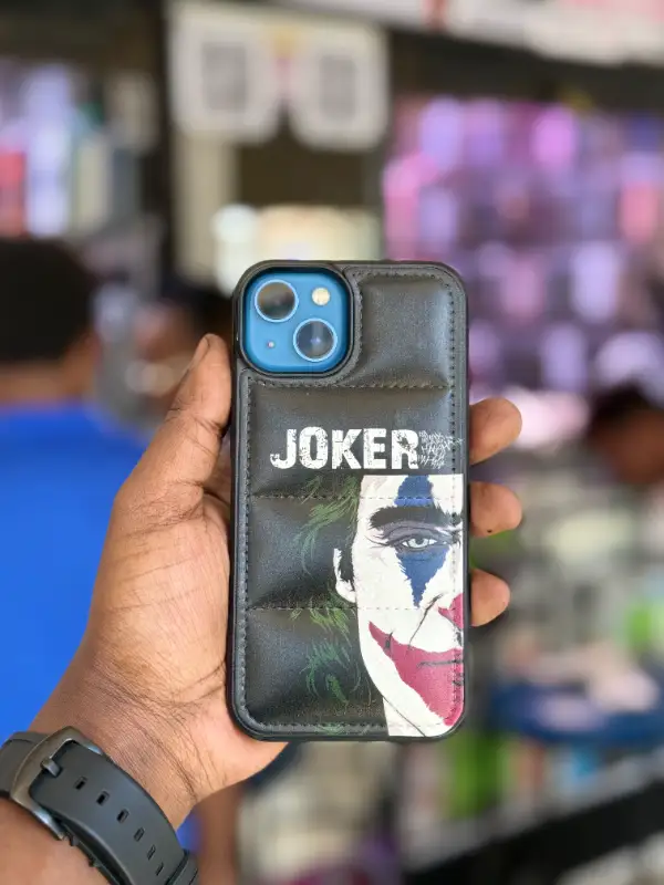 Puffer-Style Joker iPhone 15 Case 📱🔥