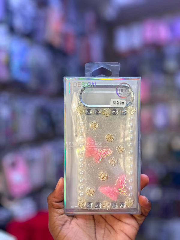 Tecno Spark Slim Pearl Fancy Phone Case✨📱