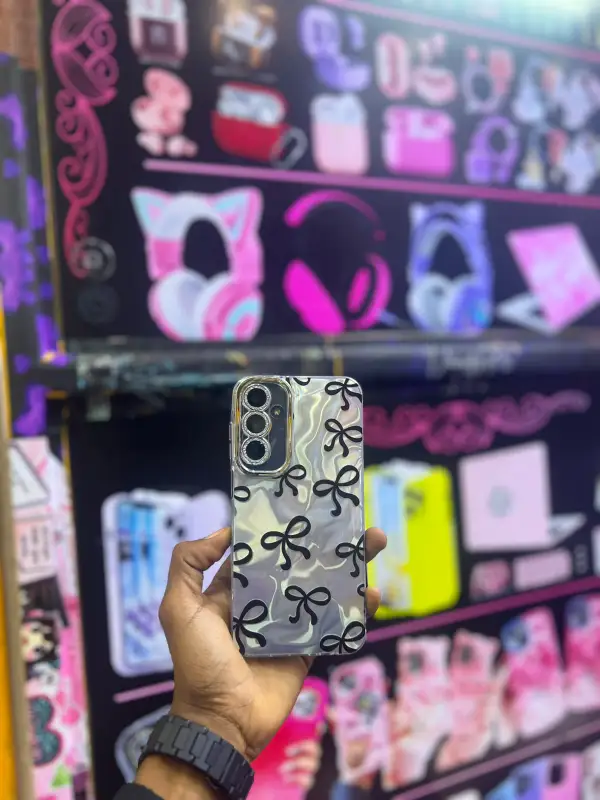 Iridescent Liquid Wave Coquette Cases 🎀✨