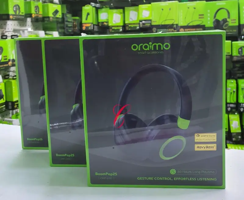 Oraimo BoomPop2S Wireless Over-Ear Headphones (OHP-610S)