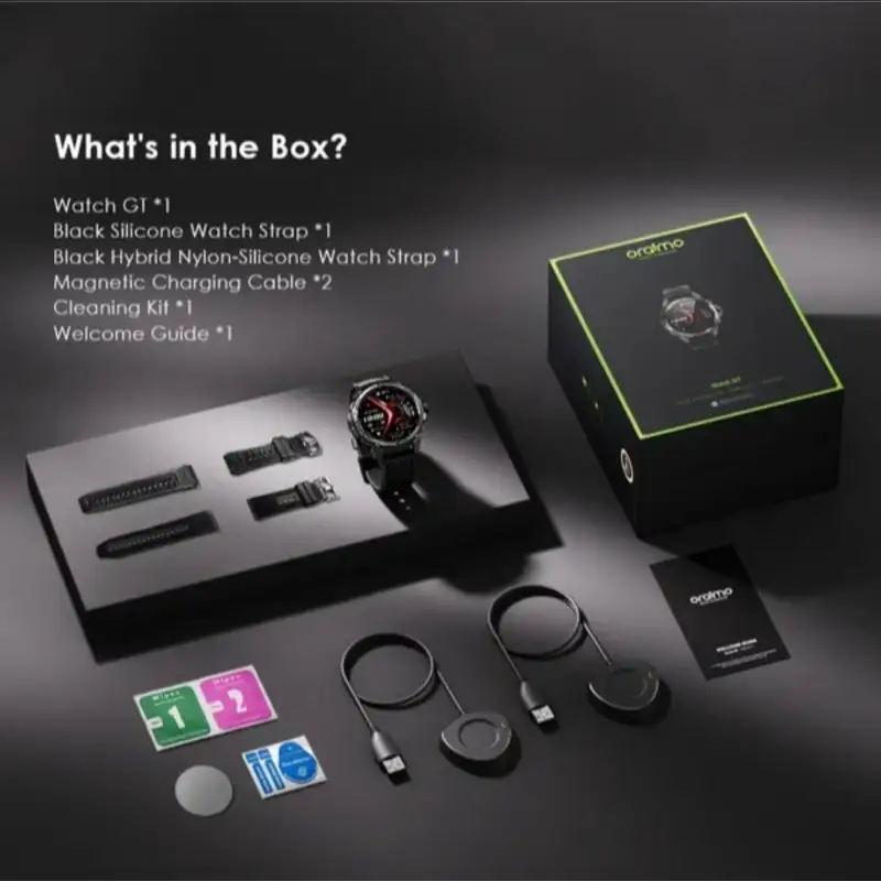 Oraimo Watch GT Smartwatch – Ultimate Adventure & Sports Edition Premium Gift Box