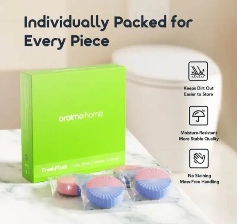 Oraimo Home FreshFlush Toilet Bowl Cleaner (4 Units Pack)