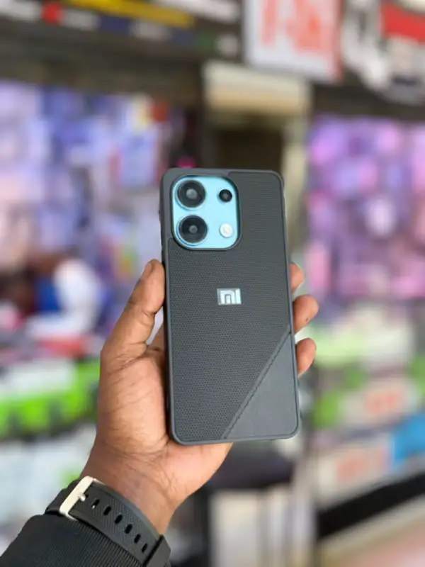 Leather Back Cover for Redmi ⚡🤎