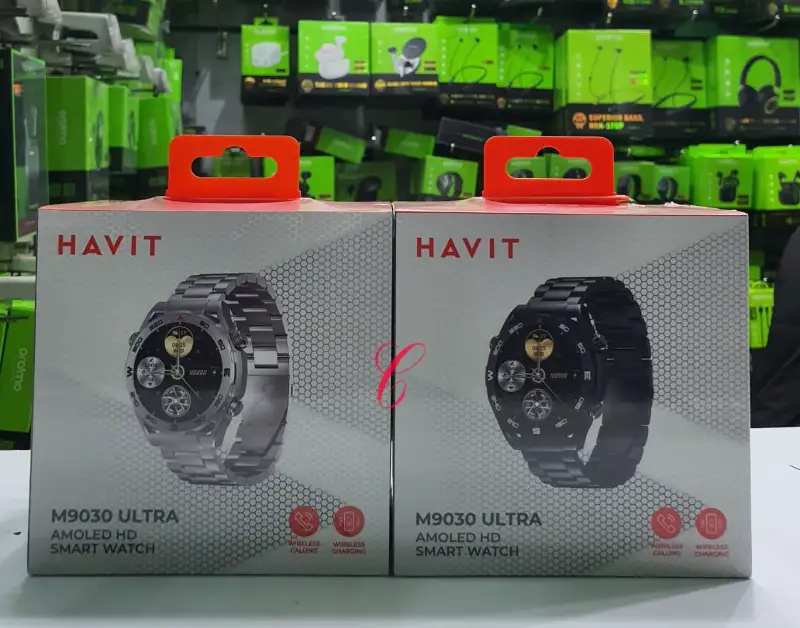 HAVIT M9030 Ultra AMOLED HD Smart Watch