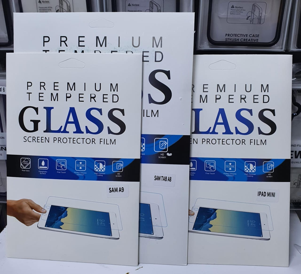 Premium Samsung Tablet Tempered Glass Screen Protector — Crystal Clear Protection