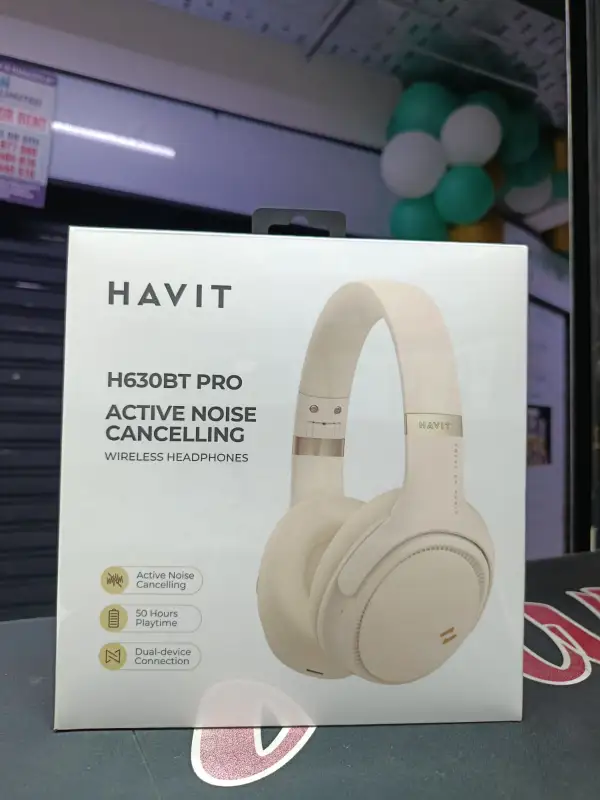 HAVIT H630BT PRO Active Noise Cancelling Wireless Headphones