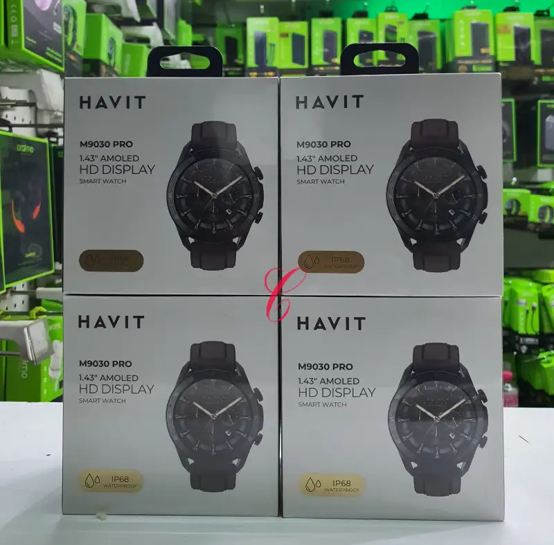 Havit M9030 Pro Premium 1.43" AMOLED HD Display IP68 Waterproof Smart Watch