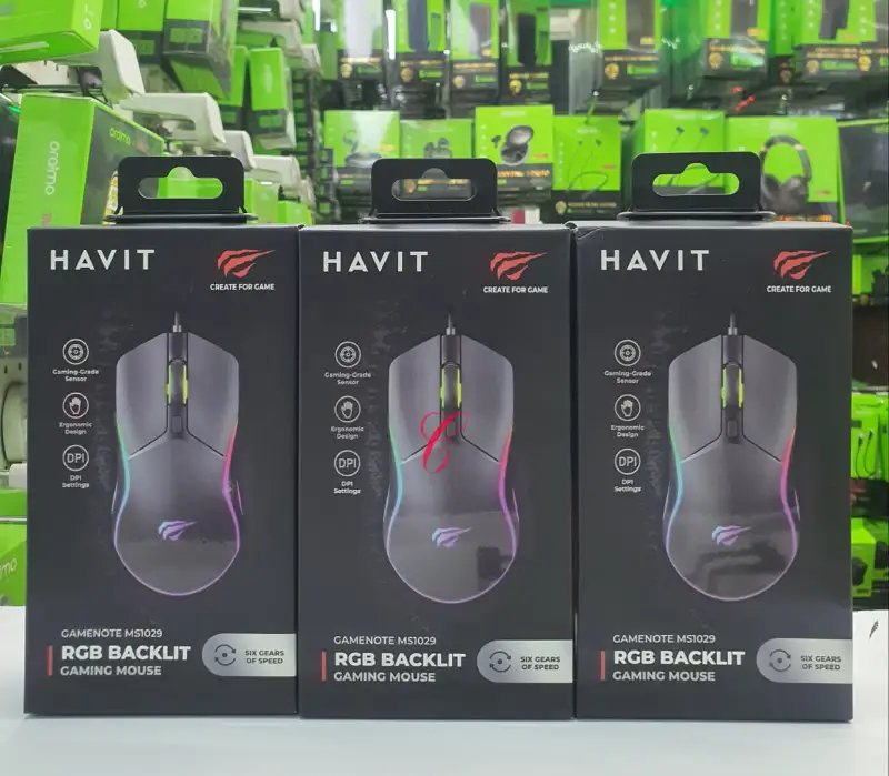 Havit Gamenote MS1029 RGB Backlit Gaming Mouse