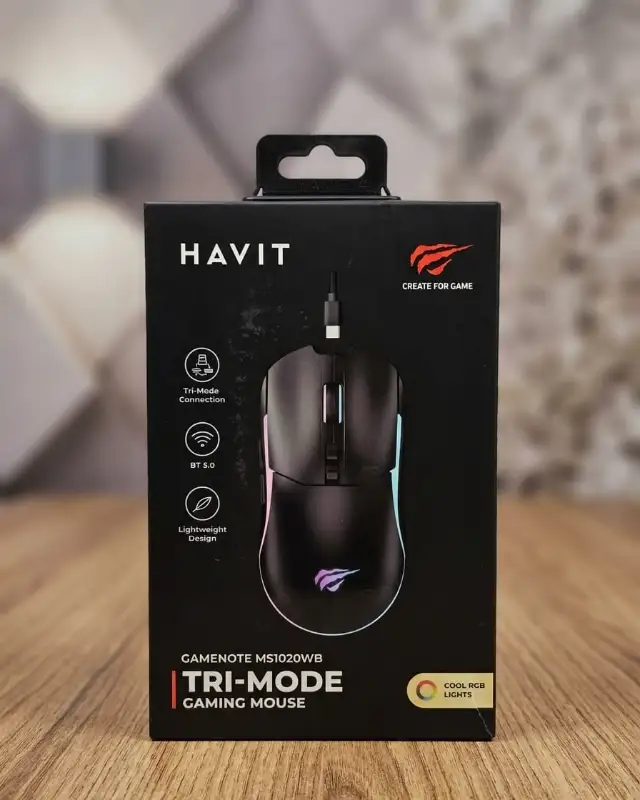 HAVIT GAMENOTE MS1020WB Tri-Mode Gaming Mouse