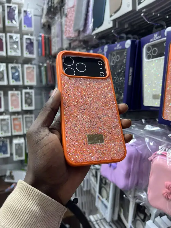 Swarovski Crystal Glitter Shimmer Case for iPhone 17 Pro Max