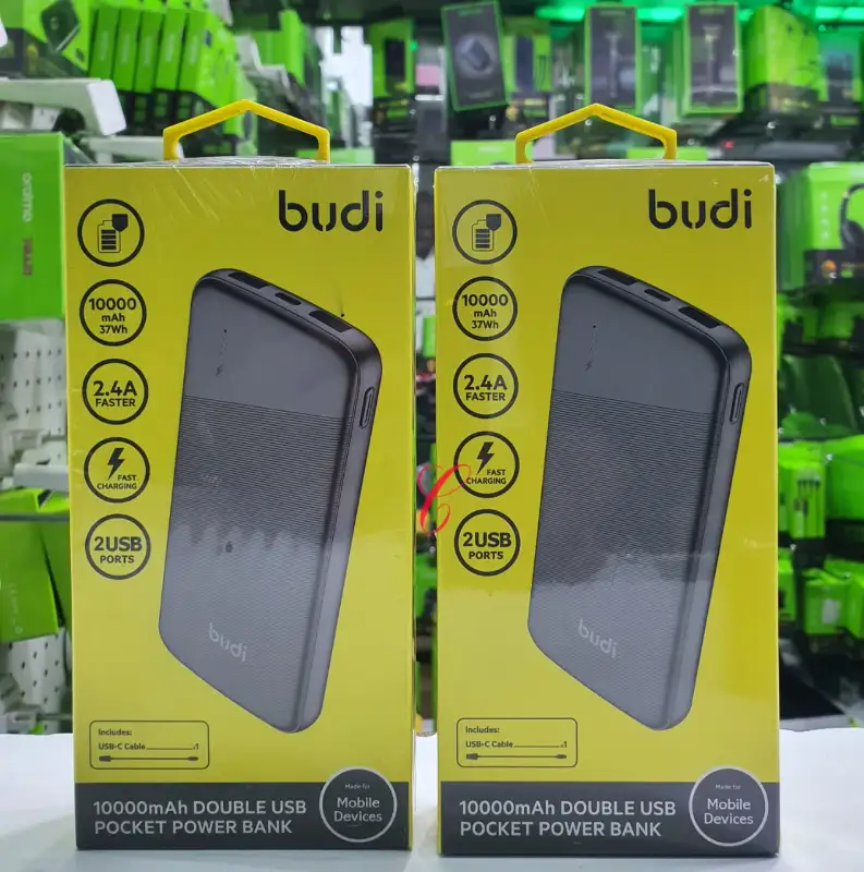 Budi PB090B *10000mAh* double USB picket power bank