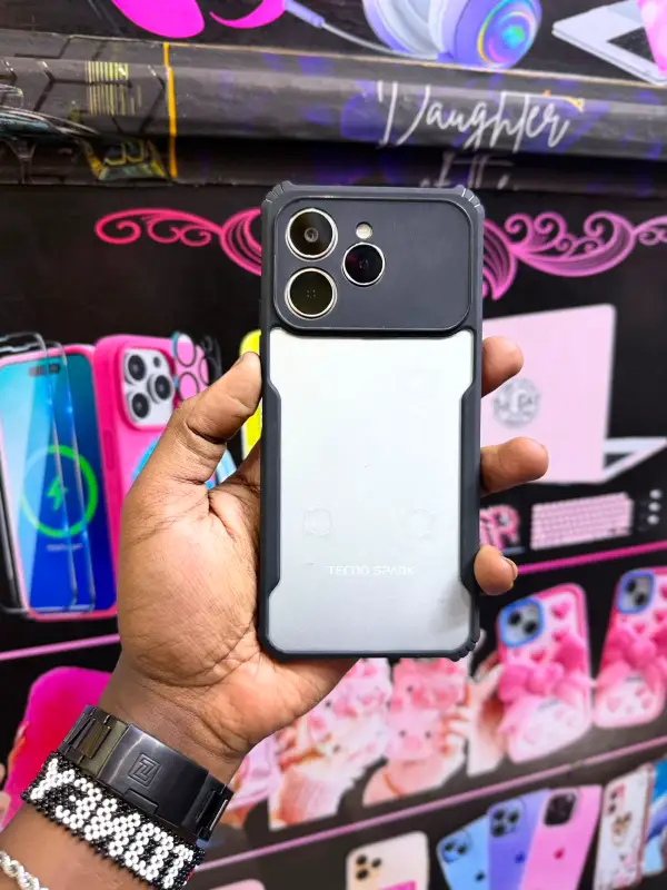 Tecno Spark Matte Frost Armor Cases ✨