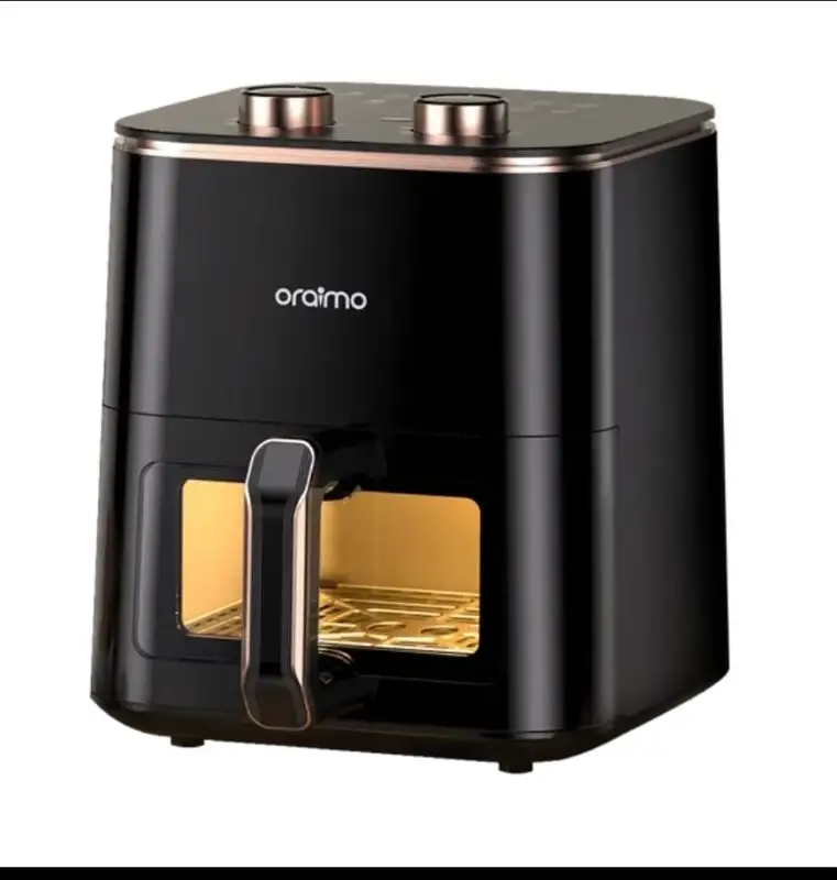 Oraimo AirFryer Pro with Visual Window & Rose Gold Accents
