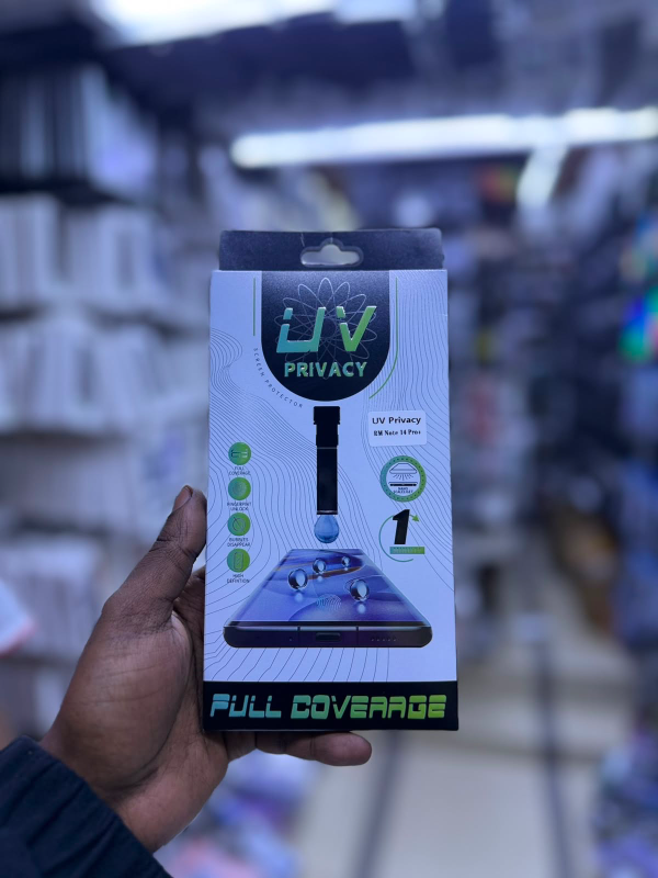 UV Privacy Screen Protector – Redmi Note 14 Pro+