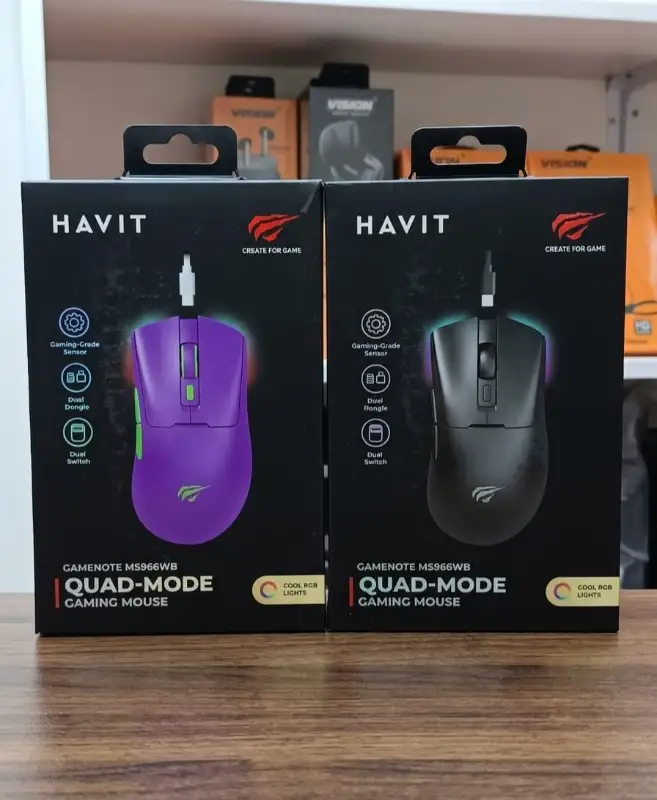 HAVIT GAMENOTE MS966WB Quad-Mode Gaming Mouse