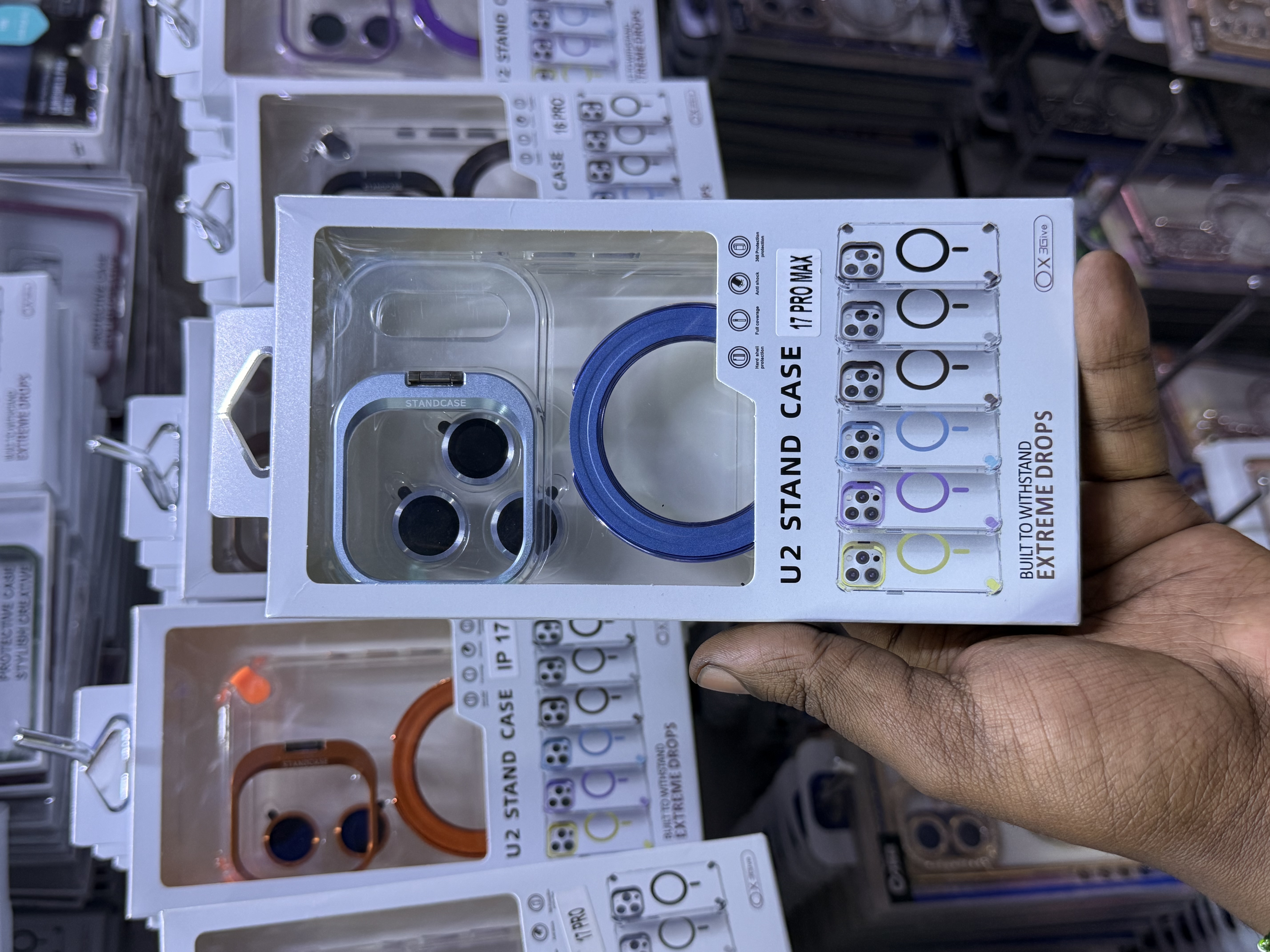 Clear MagSafe Case With KickStand & Free Camera Lens Protectors