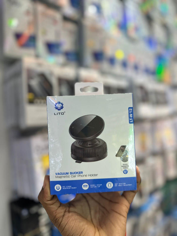 LITO LT-W12 Magnetic Vacuum Car Phone Holder🥰🔥