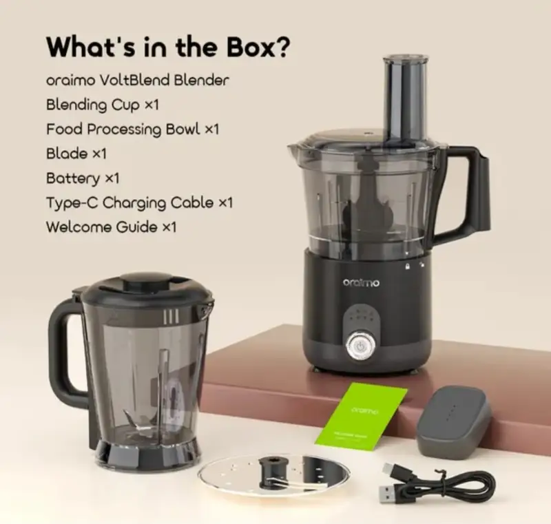 Oraimo VoltBlend OBL-582A *3-in-1* High Power Multifunctional Blender