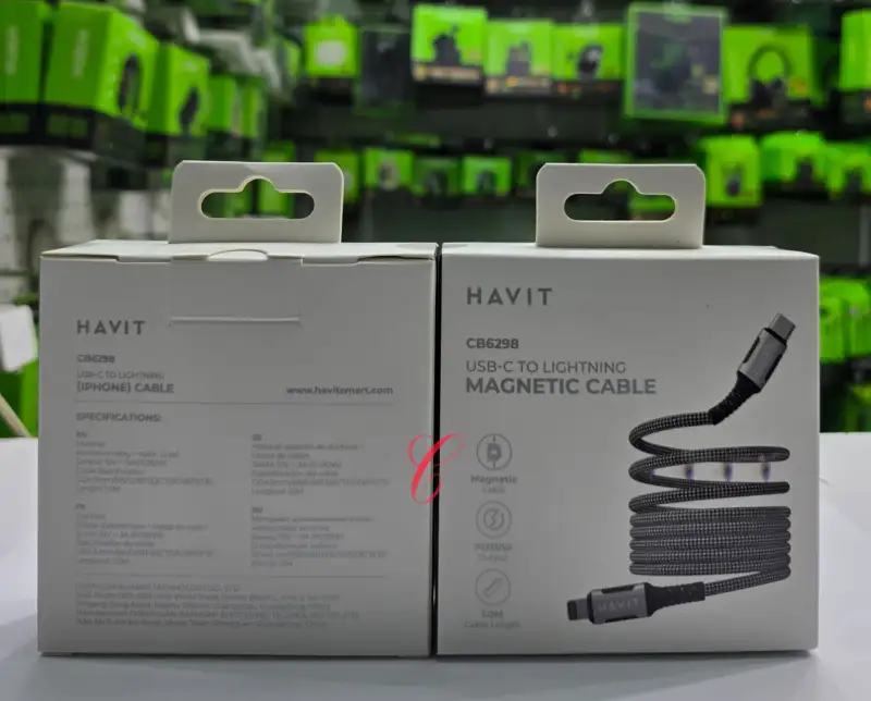 Havit CB6298 USB-C to Lightning PD 30W Magnetic Cable