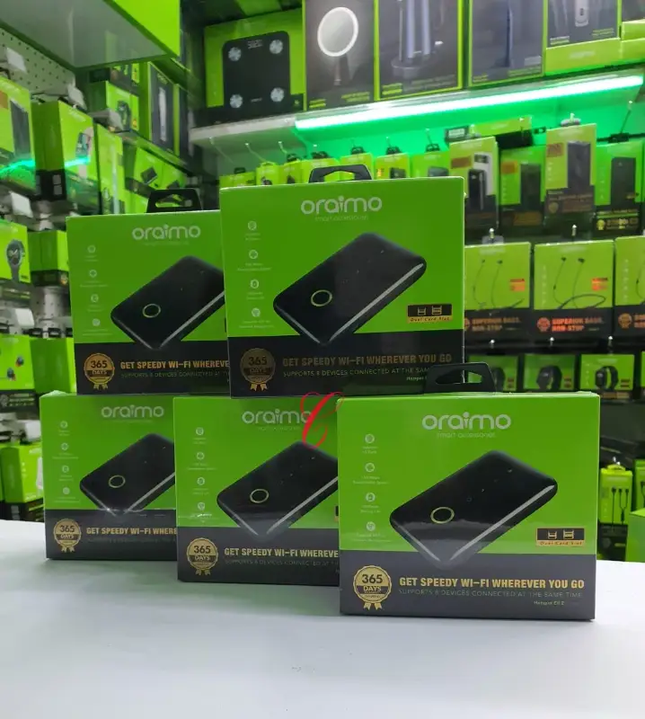 Oraimo Hotspot Elf 2 *MiFi* OM-102 4G dual sim card slots.