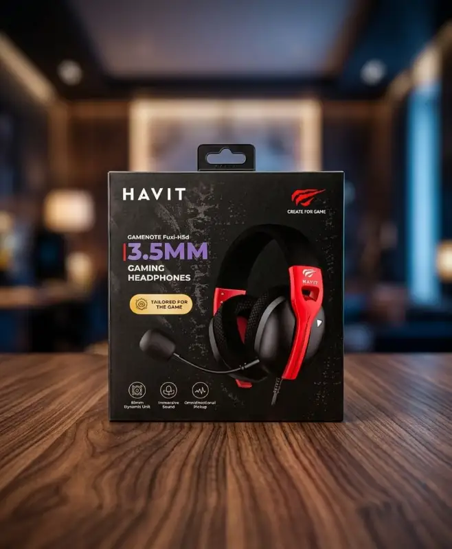 HAVIT GAMENOTE Fuxi-H5d 3.5mm Wired Gaming Headphones