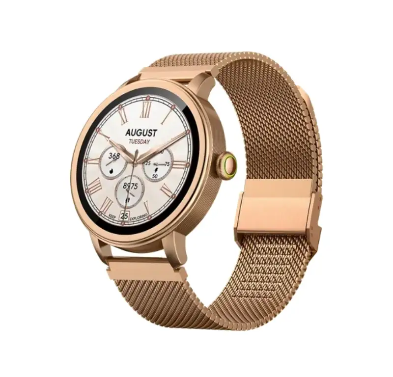 Oraimo Watch Muse OSW-831N Premium Smart Watch (1.32” AMOLED Display, Luxury Milanese Mesh Loop & IP68 Waterproof)