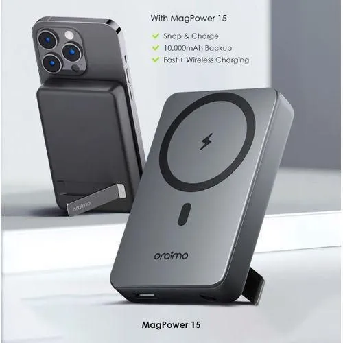 Oraimo Magnetic Wireless Power Bank (10,000mAh)