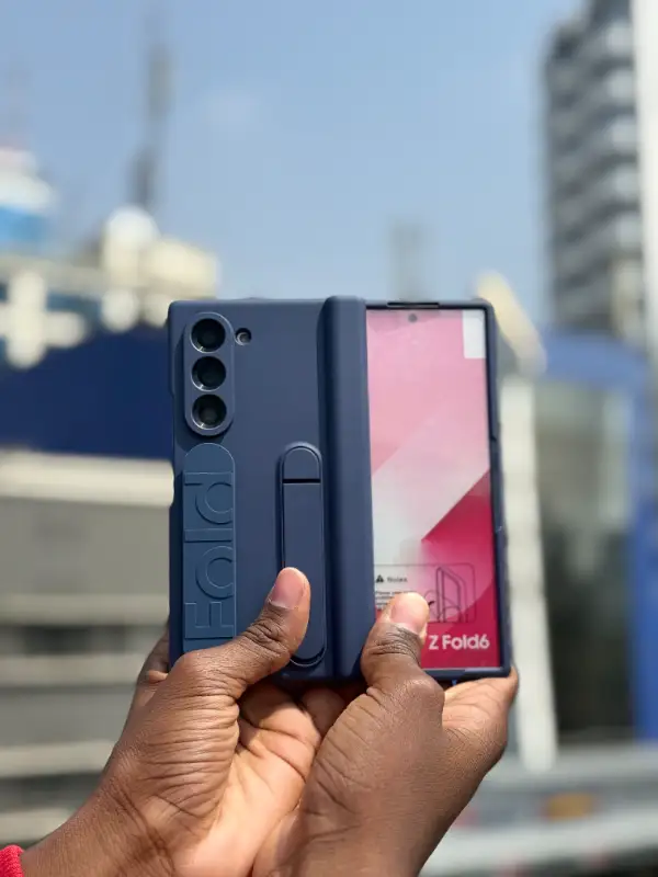 All-in-One Matte Navy Armor Case for Galaxy Z Fold6 🛡️