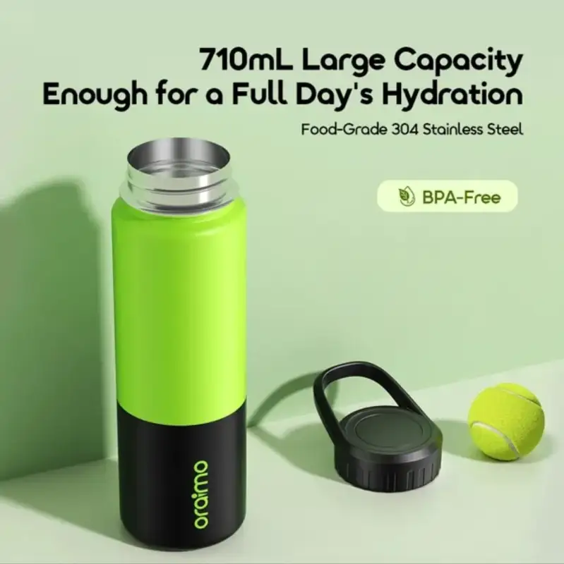 Oraimo 710mL Large Capacity Stainless Steel Water Bottle