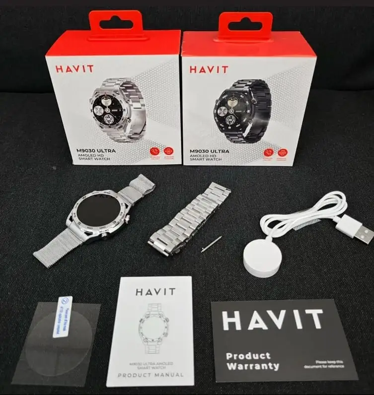Havit M9030 Ultra AMOLED HD Smart Watch – Luxury Aesthetic & Advanced Intelligence
