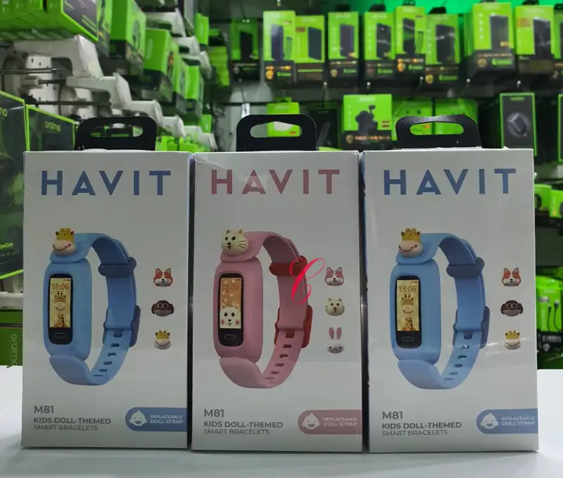 ​HAVIT M81 Kids Doll-Themed Smart Bracelet