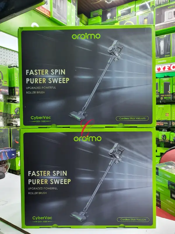 Oraimo CyberVac OSV-102B 180W Cordless Stick Vacuum Cleaner (Upgraded Powerful Roller Brush)