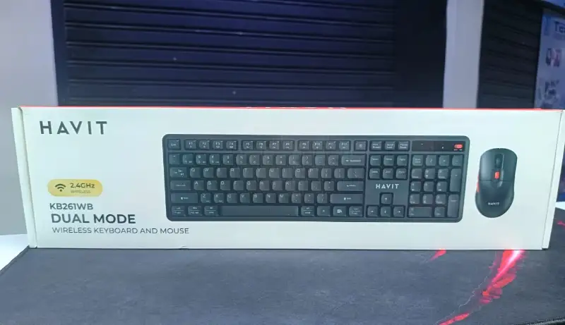 ​Havit KB261WB Dual Mode Wireless Keyboard and Mouse Combo