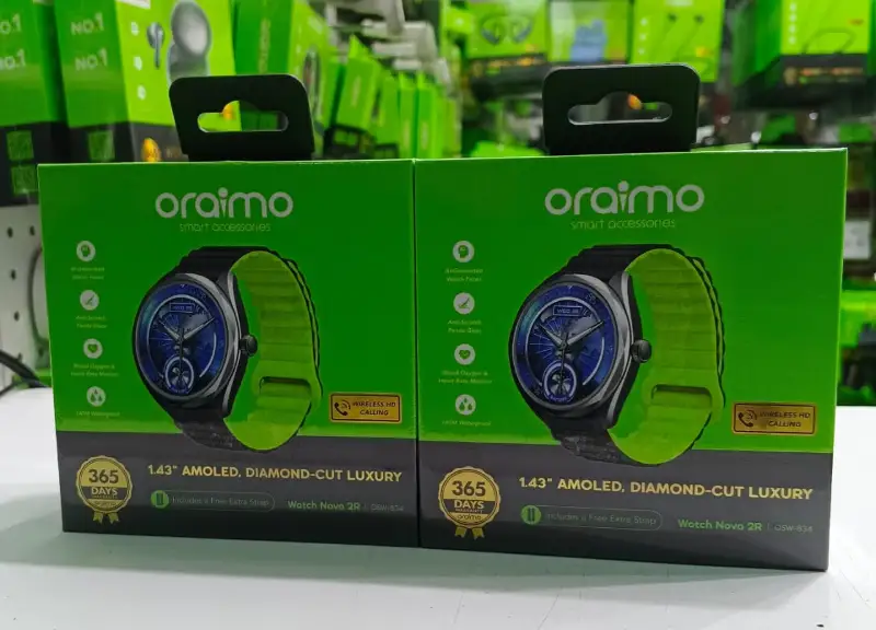 Oraimo Watch Nova 2R 1.43" AMOLED Luxury Smartwatch (OSW-834)