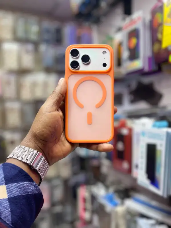 Matte Orange Magnetic Frosted Case 🔥🔥