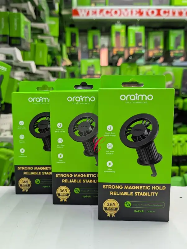 Oraimo Hydra B (OCM-30) Magnetic Car Mount – Strong Magnetic Hold & Reliable Stability