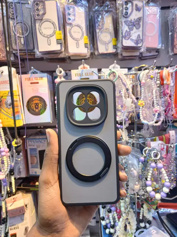 Frosted Matte Magnetic Ring Stand Case ✨📱