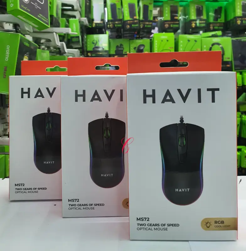 Havit MS72 Two Gears of Speed RGB Optical Mouse